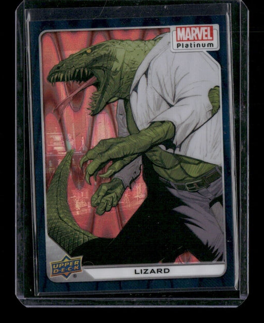 Lizard #88 Teal Wave /799 Upper Deck 2023 Marvel Platinum