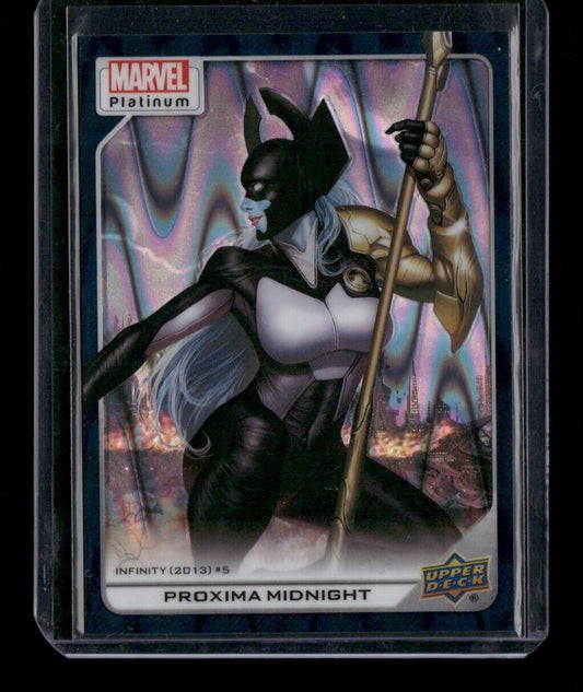 Proxima Midnight #151 Teal Wave /799 Upper Deck 2023 Marvel Platinum