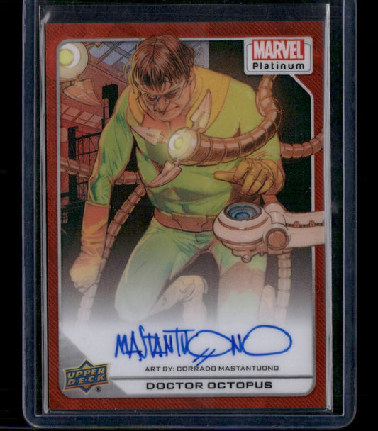 Doctor Octopus #91 Artist Auto Orange Rainbow 22/35 UD 2023 Marvel Platinum