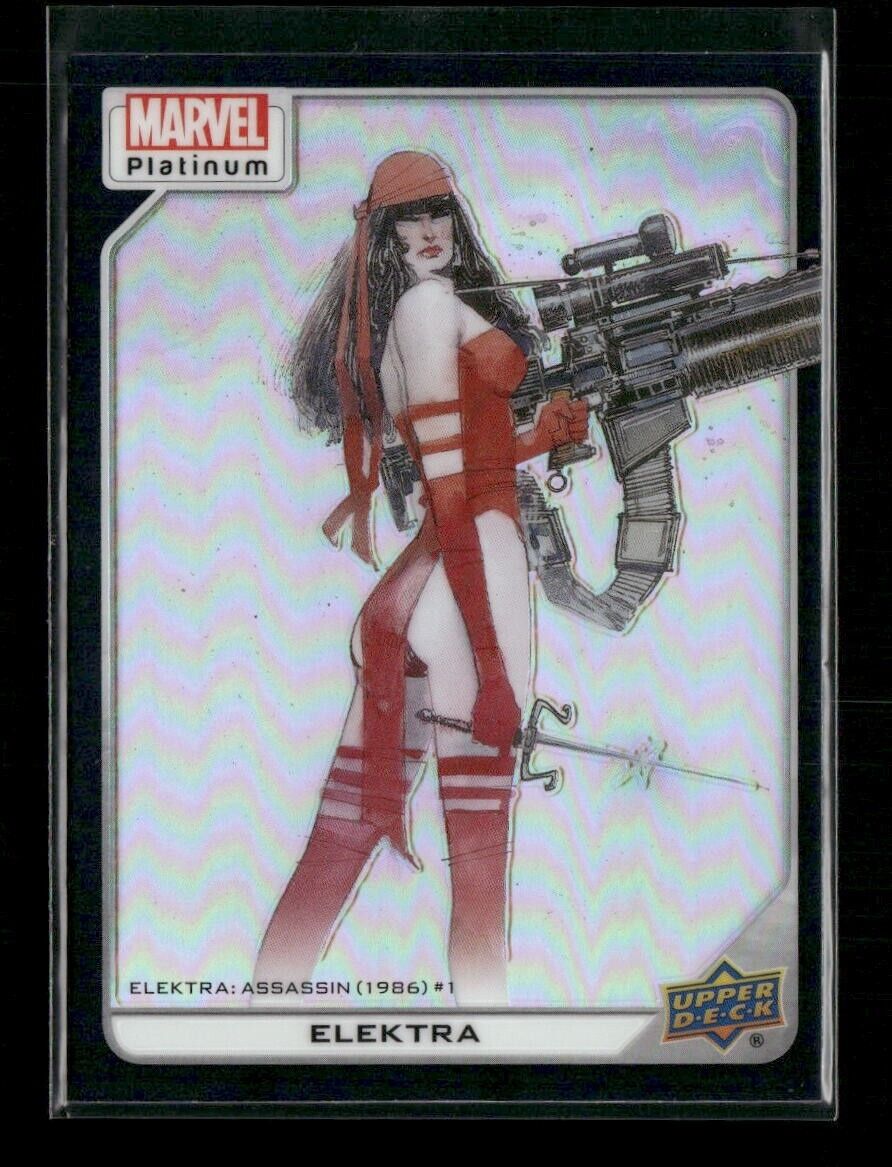 2023 Upper Deck Marvel Platinum Elektra #103 Black Rainbow