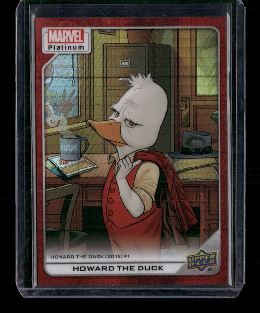 Howard The Duck #115 Red Prism /199 Upper Deck 2023 Marvel Platinum
