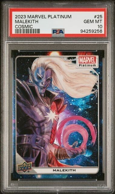 Malekith #25 Cosmic /25 PSA 10 Upper Deck 2023 Marvel Platinum