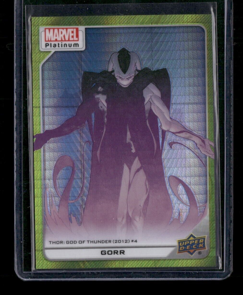 Gorr #133 Yellow Spotlight /399 Upper Deck 2023 Marvel Platinum