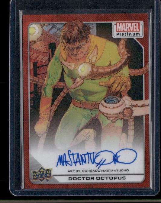 Doctor Octopus #91 Artist Auto Orange Rainbow 31/35 UD 2023 Marvel Platinum