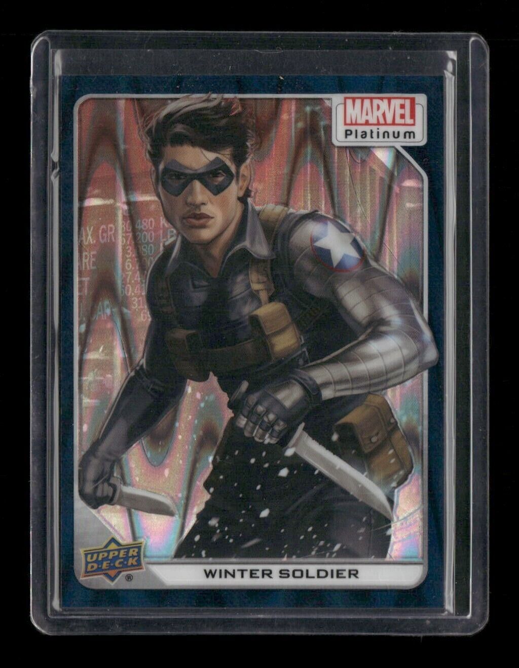 Winter Soldier #68 Teal Wave /799 Upper Deck 2023 Marvel Platinum