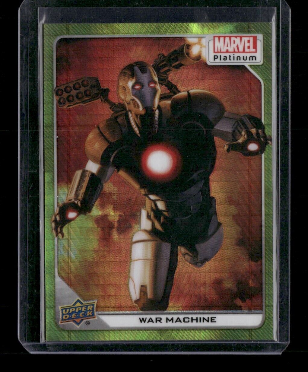 War Machine #8 Yellow Spotlight /399 Upper Deck 2023 Marvel Platinum