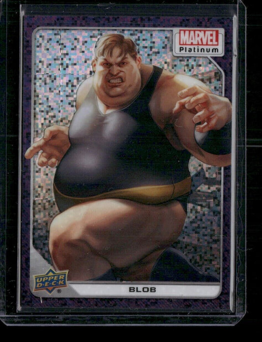 Blob #29 Purple Pixels /35 Upper Deck 2023 Marvel Platinum