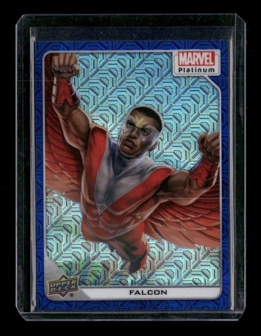 Falcon #69 Blue Traxx /499 Upper Deck 2023 Marvel Platinum