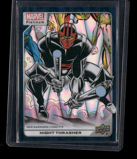 Night Thrasher #196 Teal Wave /799 Upper Deck 2023 Marvel Platinum