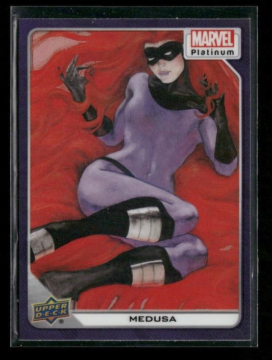 2023 Upper Deck Marvel Platinum Medusa #40 Purple Rainbow