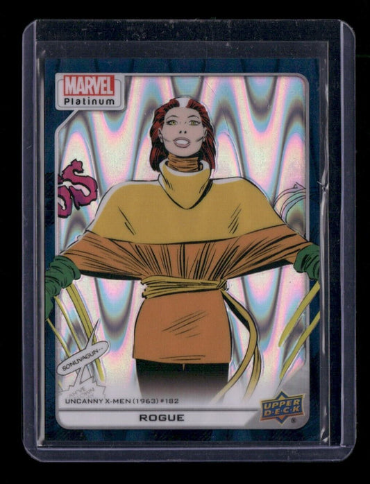 Rogue #118 Teal Wave /799 Upper Deck 2023 Marvel Platinum