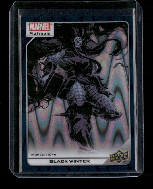 Black Winter #127 Teal Wave /799 Upper Deck 2023 Marvel Platinum