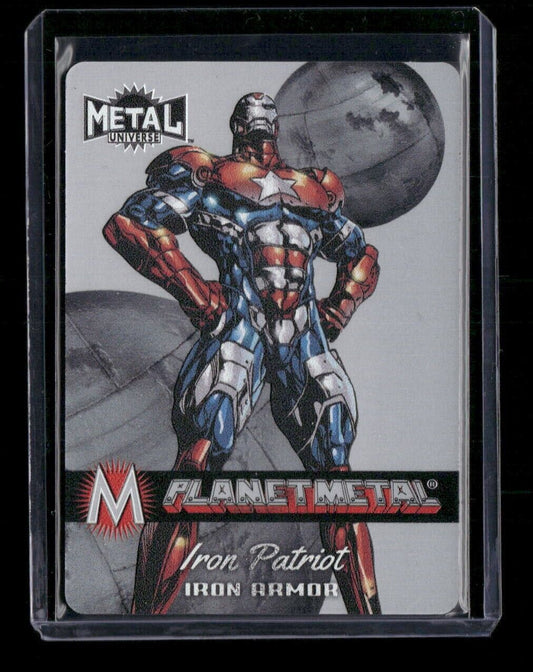 Iron Patriot PM-9 Planet Metal Iron Armor 2024 Upper Deck Marvel Metal Avengers