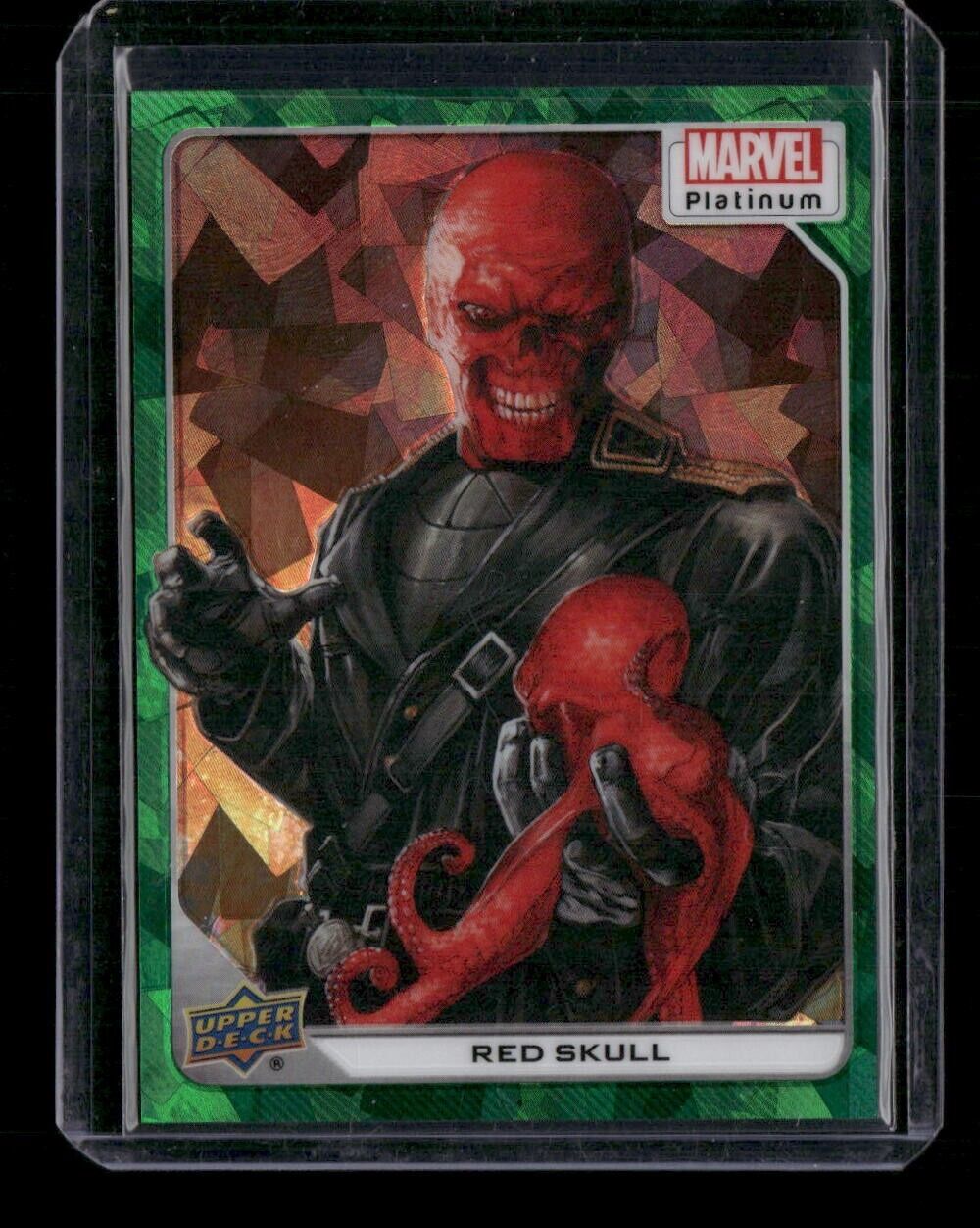 Red Skull #7 Green Crackle /99 Upper Deck 2023 Marvel Platinum