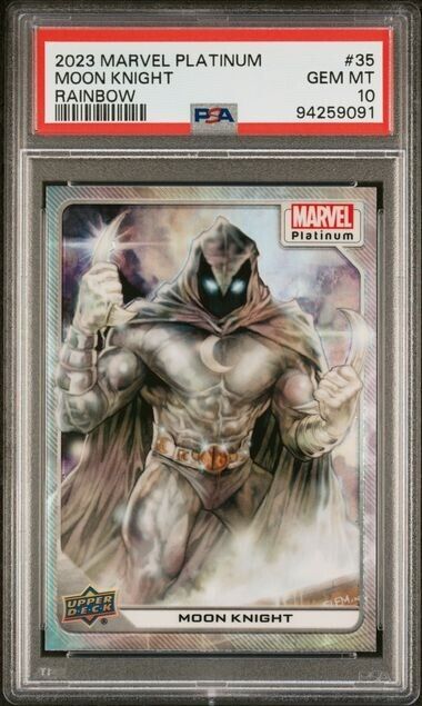 Moon Knight #35 Rainbow PSA 10 Upper Deck 2023 Marvel Platinum