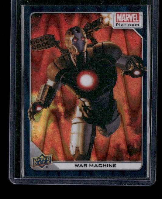 War Machine #8 Teal Wave /799 Upper Deck 2023 Marvel Platinum